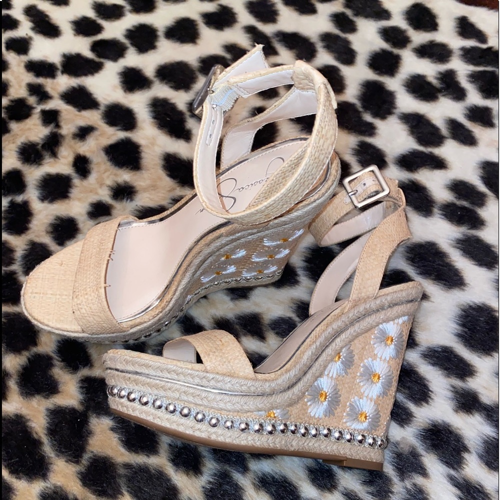 Jessica Simpson Daisy Wedges
